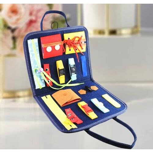 Busy Board for Toddlers Develop Basic Skills Learn to Dress Early Learning Toys Activity Board Age 3