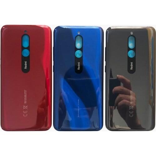 100% Original For Xiaomi Redmi 8 Back Battery Cover Rear Housing Door Case Battery Cover Mobile Phone Replacement