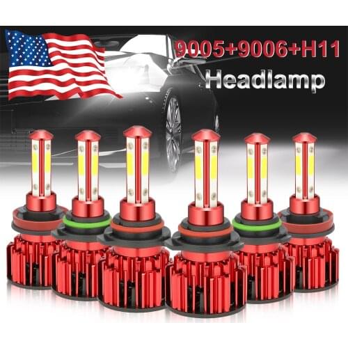 2Pcs H1 H3 H4 H7 H8 H11 HB3 9005 HB4 9006 Led Car Headlights Mini 80W 20000LM Car Fog Light Bulbs Automobiles Auto Lamp