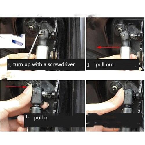 2pcs Auto Rear Tailgate Boot Gas Spring Struts Prop Lift Support Damper for KIA RIO III (UB) 2011-2016 492mm Hatchback