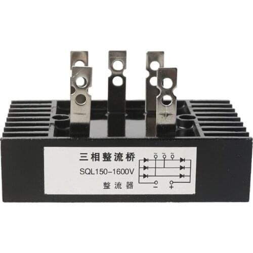 3 Phase Diode Bridge Rectifier SQL150A Three-phase Bridge Rectifier 200 Degree Aluminum Module Rectifier