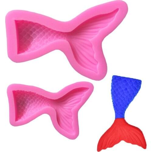 3D Mermaid Silicone Mold Fondant Chocolate Cake Molds Cake Decorating Tool DIY Handmade Clay Soap Mould Bakeware
