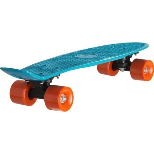 4 wheels Skateboard-Blue