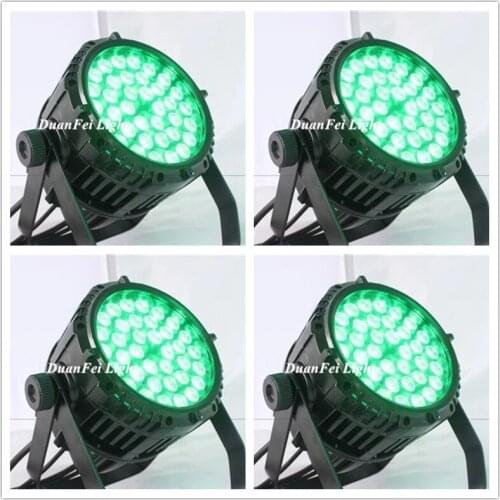 8pcs/lot 36x3w rgb led par outdoor washer wall wash led rgb par light ip65 led par waterproof rgb 3w