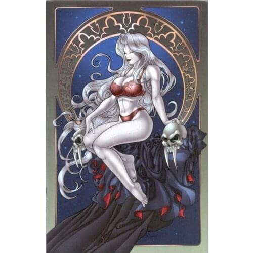 5D DIY Diamond Painting Lady Death Handicraft Art Diamond Embroidery Square Round Drill 3d Cross stitch Mosaic Sexy Girl,EE2035