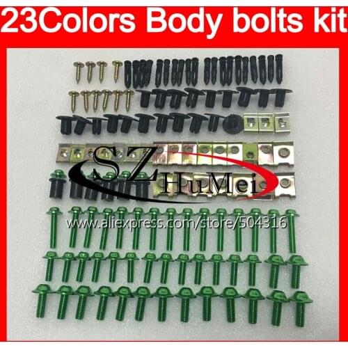 Fairing bolts full screw kit For YAMAHA FZR400 89 90 FZR400R FZR400 R FZR 400R FZR 400 R 1989 1990 Windscreen bolt screws Nuts