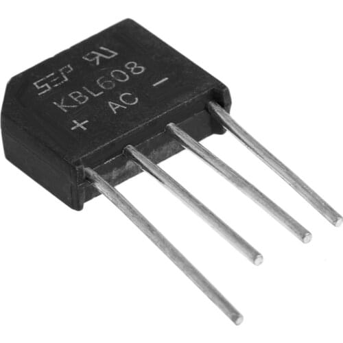 5Pcs KBL608 DIP KBL608 6A 800V Diode Bridge Rectifi