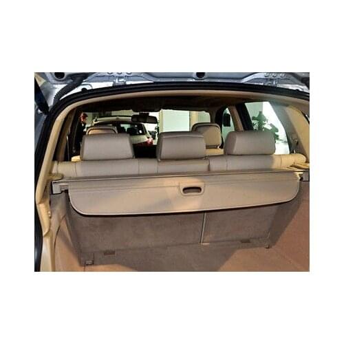 For BMW X5 E70 08-13 Beige Retractable Boot Trunk Shield Cargo Cover Organizer