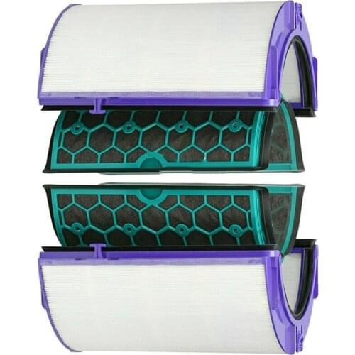 For Dyson Hp04 Tp04 Dp04 Sealed Two Stage Air Purifier Hepa & Carbon Filter Set