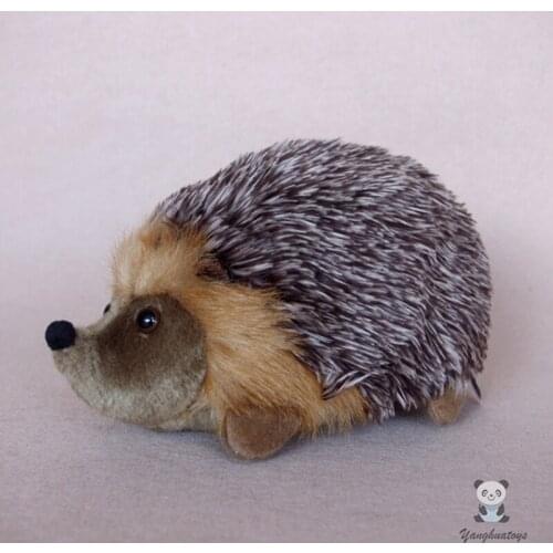 Soft Hedgehog Doll Toys Children Real Life plush Stuffed Animal Model Birthday Gifts Very Cute