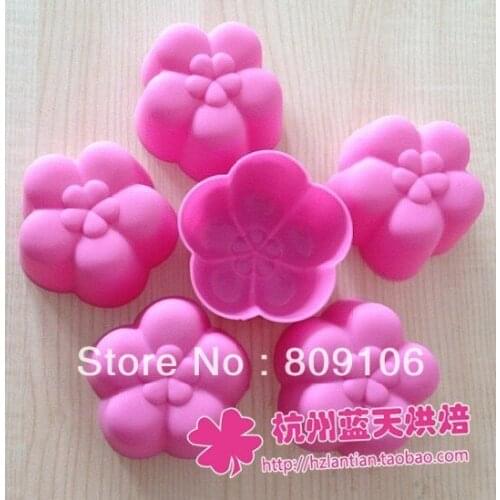 Small flower Silica gel cake mold handmade soap mould kitchen tools