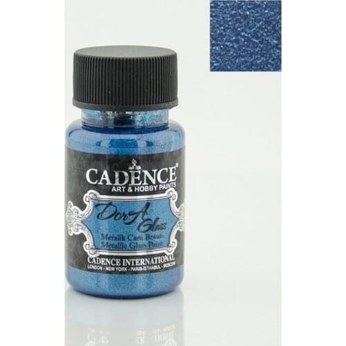 Cadence Dora Glass Metallic 3134-Mavi 50ml