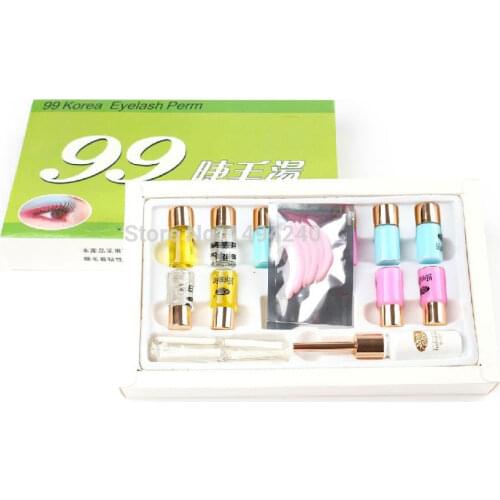 Professional Eyelash Perm 1 set Eyelash Curling Liquid Perm Mascara Tools kit Without grafting false eyelashes