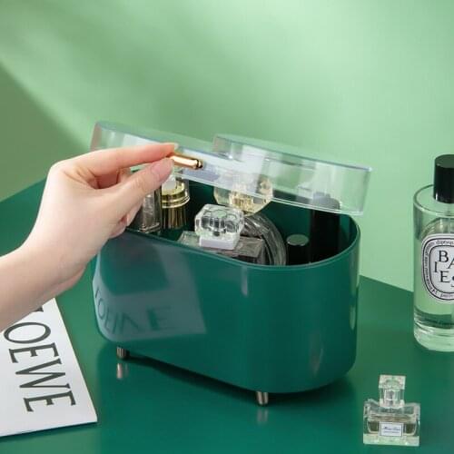 Luxury Perfume Storage Box Portable Makeup Organizer Desktop Cosmetic Drawer Jewelry Nail Polish Container Cosmetic Storage Case