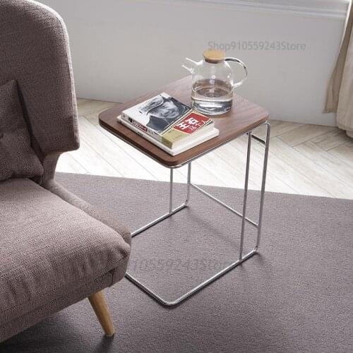 Nordic Small Coffee Table Corner Table Balcony Small Table Sofa Side Table Mini Bedside Table Side Table Side Cabinet Bj805