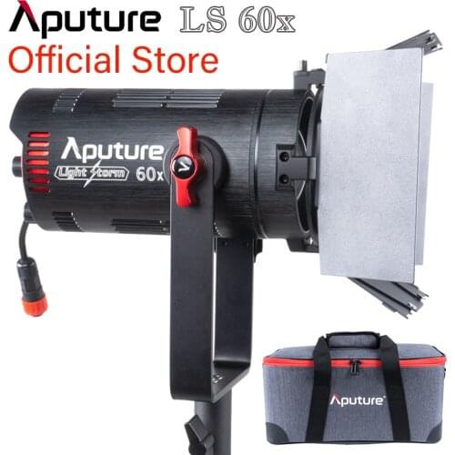 Aputure LS 60X Studio LED Video Light Bi-color 2700K-6500k 80W Portable Outdoor Lighting Spotlight for Photography Video Movie