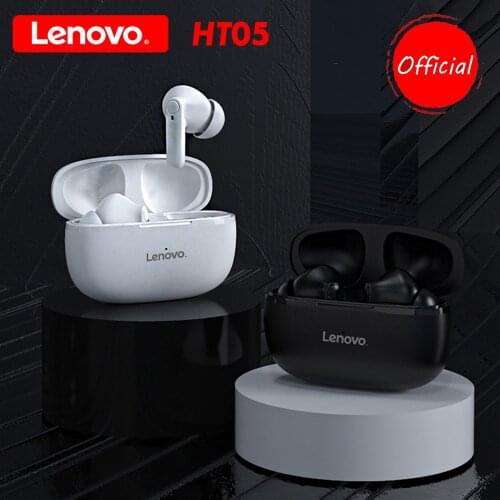 Lenovo HT05 TWS Earphones Wireless Bluetooth 5.0 Headphone Gaming Sports Headsets Intelligent Noise Reduction HiFi Sound Earbuds