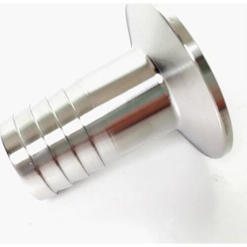 32mm 1-1/4" Hose Barb x 1.5" Tri Clamp SUS 304 Stainless Steel Sanitary Tri-Clamp Hosetail Coupler Fitting Home Brew