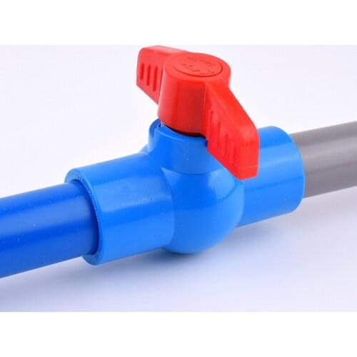 1Pc 20/25/32/40/50/63mm PVC Pipe Union Valve Garden Irrigation Ball Valve Water Pipe Connector Aquarium Adapter Ball Valve