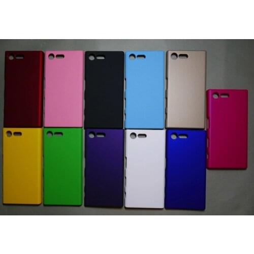 100pcs/lot free shipping Rubber Matte Hard Back Cover Case For Sony Xperia X Compact / For Sony Xperia XZ