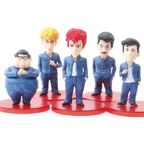 5pcs/set SLAM DUNK Anime Figure Sakuragis Gang Figure Sakuragi Hanamichi Kaede Rukawa PVC Action Figure Collectible Model Toys
