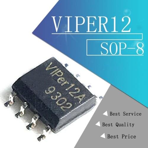 10pcs/lot VIPER12 VIPER12A SOP8