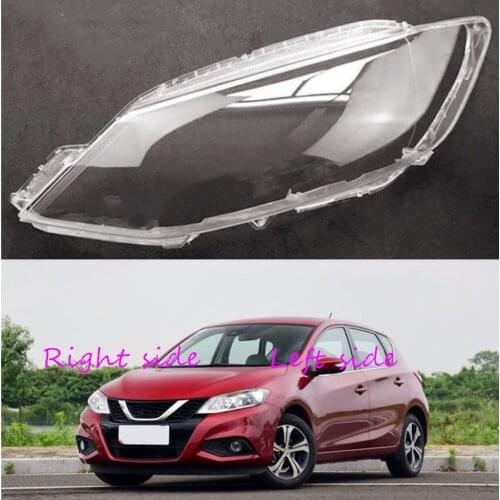 Car Headlamp Lens For Nissan Tiida 2016 2017 2018 Car Headlight cover Headlamp Lens Auto Shell Cover