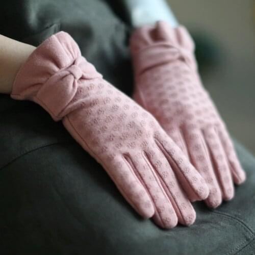 Free shipping 4 pairs screen touching gloves Korean style winter autumn spring seasons ladies cycling/driving gloves