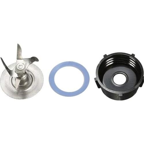 Blender Blade for Oster with Rubber Seal Gasket & 4902 Blender Jar Bottom & 6 Point Fusion Blade 4980 Replacement Parts