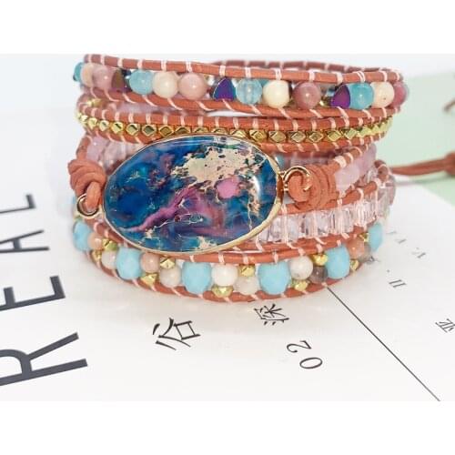 Natural Stone Bracelet Bohemian Style Multi-layer Decorative Bracelet Womens Bracelet Gift Sexy Fashion Charm Bracelet