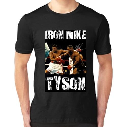 Iron Mike Tyson T-Shirt Boxing Champion Anniversary Cotton O-Neck Short Sleeve Mens T Shirt New Size S-3XL