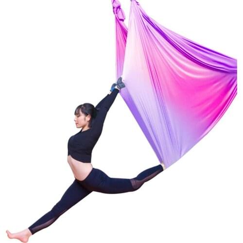 Aerial Yoga Hammock Anti-gravity Acrobatic Hammock for Garden Swing Yoga Pilates Training Indoor Outdoor 5x2.8M