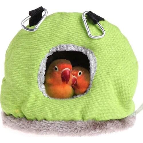 Hot Warm Bed Rat Hammock Bird Parrots Winter Toys Pet Parrots Cage Durable Hanging Nest Toy Comfortable Pet Supplies