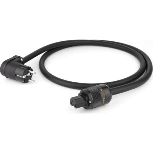 Hi-End FP-314Ag OCC silver plated Power Cord EU AC power wire schuko supply cable hi-end European power line