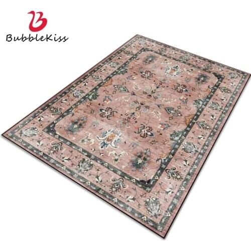 Bubble Kiss Retro Carpets For Bedroom Ethnic Style Living Room Area Rugs Custom Large Size Mat Home Decorate Anti Slip Floor Rug