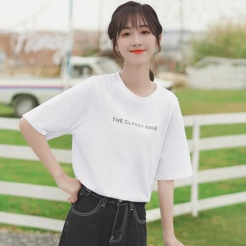 Summer 2020 short mint sleeve t shirt Women Top Garment