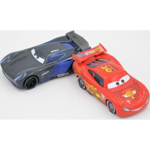 Disney Hot Movies Pixar Cars 2 3 New Lightning McQueen Jackson Storm 1:55 Diecast Metal Alloy Model Toys Cars Gift For Children