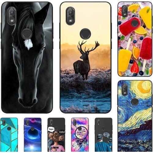 Fashion Bumper Cute Case For Wiko View Max Case For Wiko View 5.7" Soft Silicone Cat Horse Flower Cover Back Shell