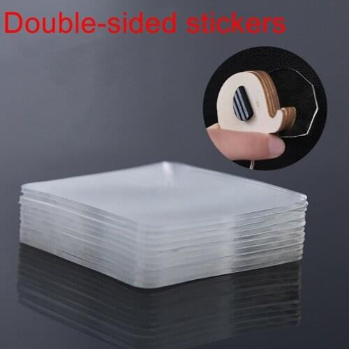 10Pcs Powerful Double-Sided Sticker Kitchen Bathroom Waterproof Sticker Photo Two-Sided Sticky Wall Non-Mark Pendating Fixed