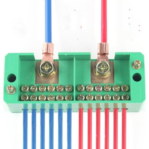 Single Phase 2 In 12 Out 660V Junction Box Quick Connect Terminal Box High Power Wire Connector