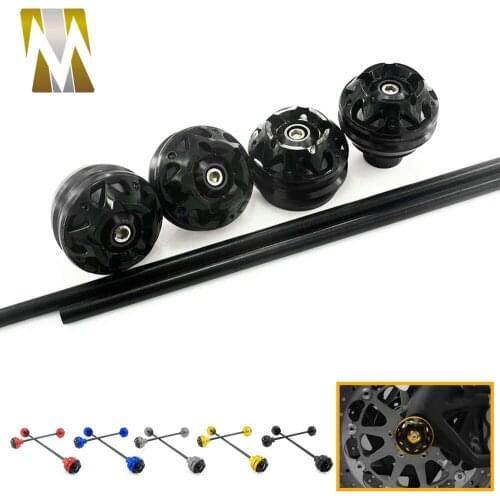 For S1000R S 1000R 2017 2016 2015 2014 Motorcycle Front Rear Wheel Fork Axle Slider Anti Crash Falling Protection Accessories