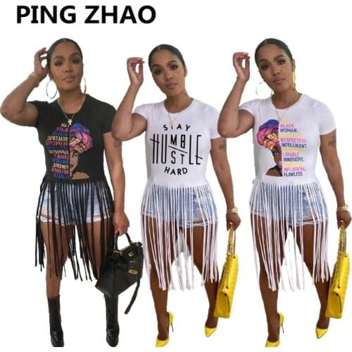PING ZHAO Women's T-shirts With Inscriptions