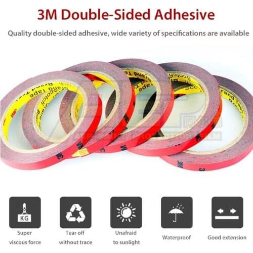 3M Double Sided Tape faced Acrylic Foam Adhesive Tape 6/10/15/20/30/40mm Auto Special Heavy Duty Mounting Tape Car-styling