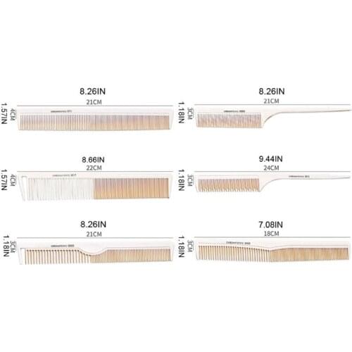 Professional Hair Dye Comb One-way Weave Highlighting Foiling Sectioning Highlight Hairdressing Combs