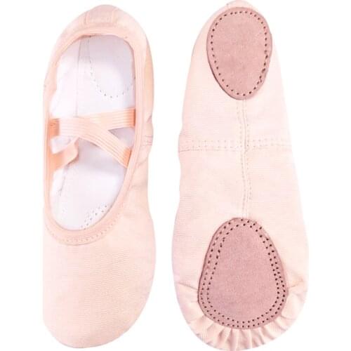 Pink Professional Canvas Practice Slippers kids Adult Soft Women Ballet Dance Shoes For Girls Children