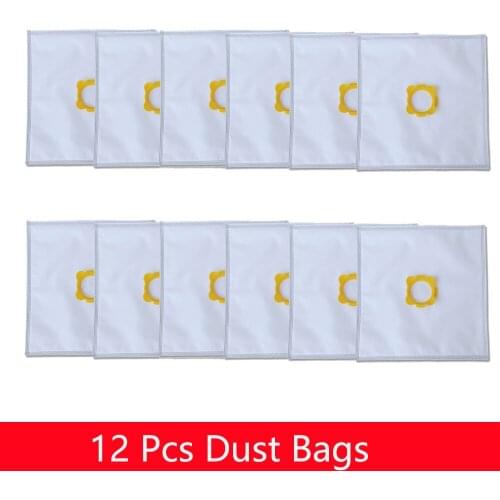 12pcs Dust Bags Compatible with Rowenta WB406120 WB305120 Vacuum Cleaners Accessories