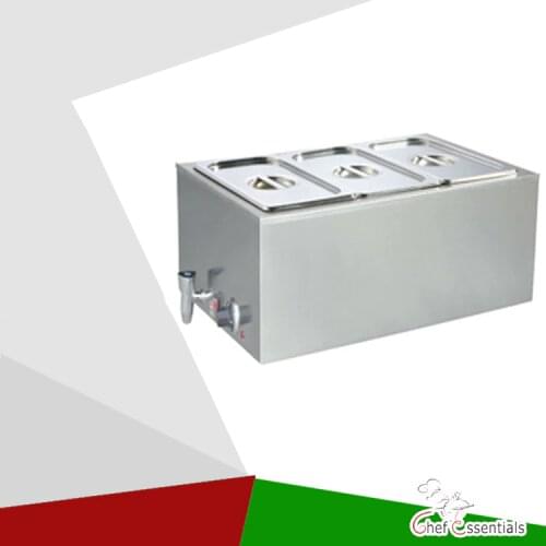 CHEF PROSENTIALS PKLH-165AT-3 Electric bain marie buffet food warmer for catering food Warming tray hot soup bain marine