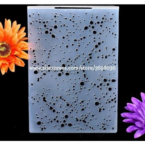 Dots Plastic Embossing Folder For Scrapbook DIY Album Card Tool Plastic Template 12.5x17.8cm 8070856