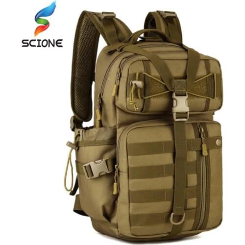 Men Outdoor 3P Tactical Backpack 900D Waterproof Army Shoulder Military hunting camping Women Multi-functional Molle Sports Bag