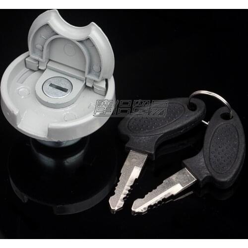 1Pc Motorcycle Universally Fuel-Gas-Tank-Cap-Keys-Set For ATV GY6 50-250CC ATV beach car accessories parts Fuel tank cap lock